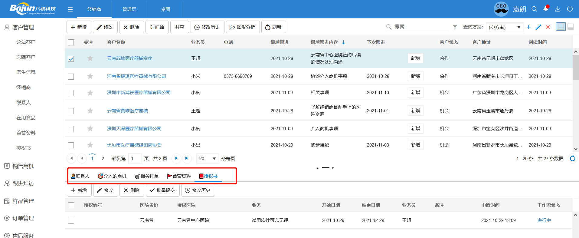 醫(yī)療器械經(jīng)銷商管理