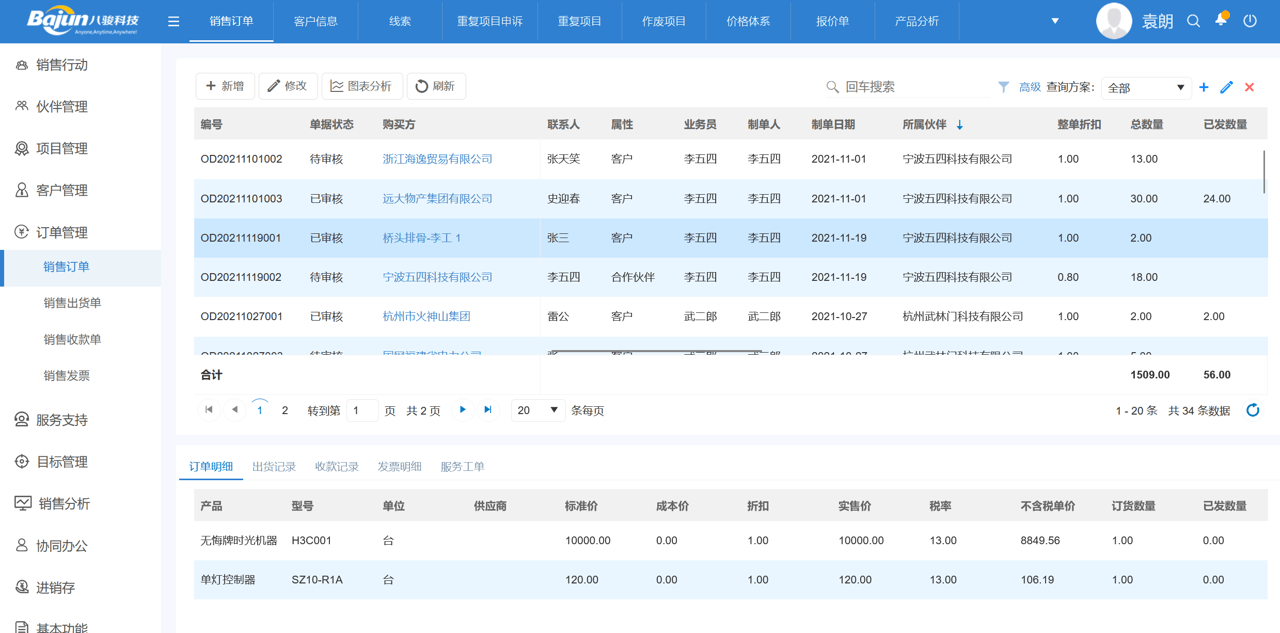 醫(yī)療器械公司訂單管理